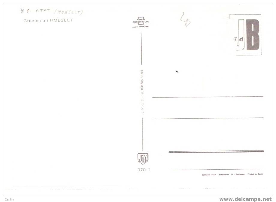 Hoeselt  Groeten Uit ... - Höselt