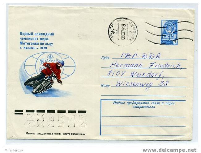 MOTO / ENTIER POSTAL RUSSIE / STATIONERY - Motorfietsen