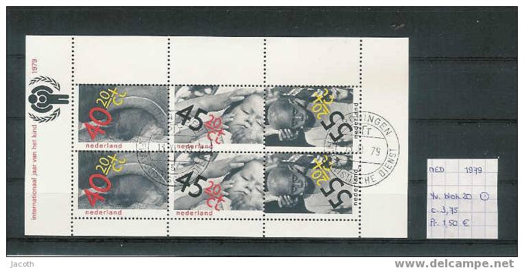 Nederland 1979 - YT Blok 20 (gest./obl./used) - Blocs