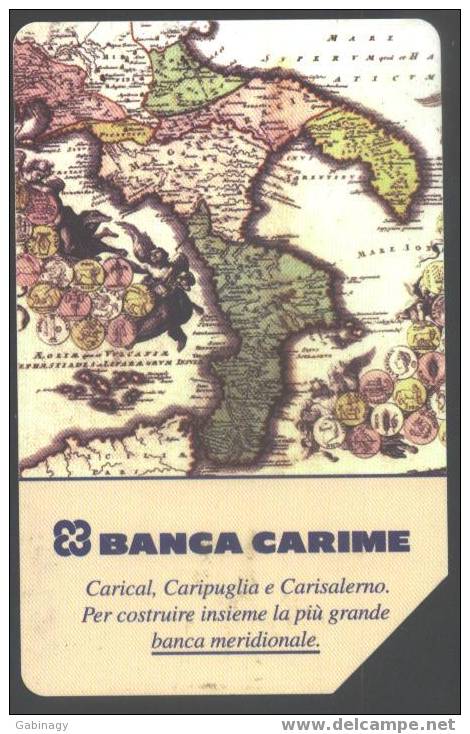 ITALY - C&C CATALOGUE - 2832 - BANCA CARIME - MAP - Pubbliche Tematiche