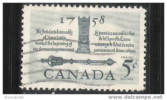 Canada 1958 Bicentennial Of First Meeting Of House Of Representatives In Halifax Used - Used Stamps