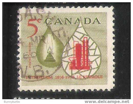 Canada 1958 Centennial Of Canada´s Oil Industry Used - Gebraucht
