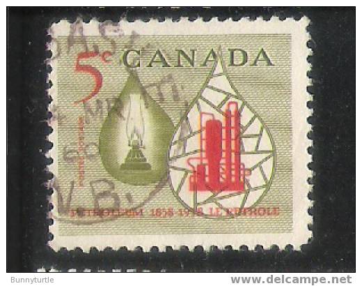 Canada 1958 Centennial Of Canada´s Oil Industry Used - Gebruikt