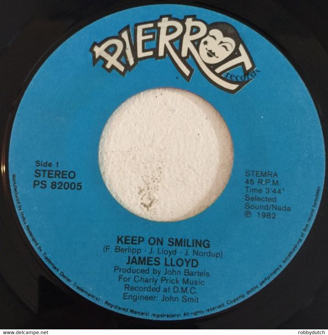 * 7" * JAMES LLOYD - KEEP ON SMILING - Disco, Pop