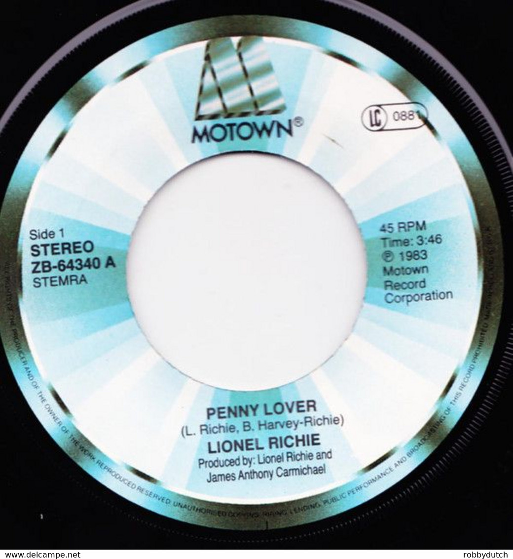 * 7" * LIONEL RICHIE - PENNY LOVER - Soul - R&B