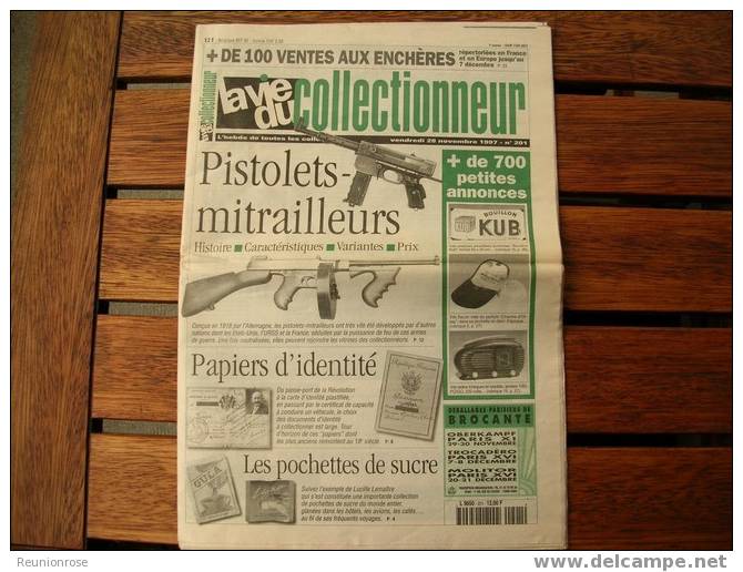 La Vie Du Collectionneur N°201  Pistolets Mitrailleurs (voir Le Scan) - Brocantes & Collections