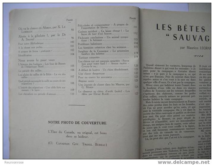 Les Cahiers De CHASSE ET DE NATURE N° 14 Du 2ème Tri 1953 Dirigés Par Tony BURNAND.. - Chasse/Pêche