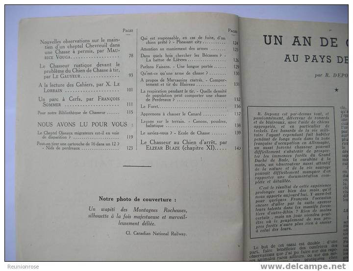 Les Cahiers De CHASSE ET DE NATURE N° 6 Du 2ème Tri 1951 Dirigés Par Tony BURNAND.. - Fischen + Jagen