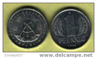 "DDR"- 1 Pfennig - 1960 A - Gebraucht/used - 1 Pfennig