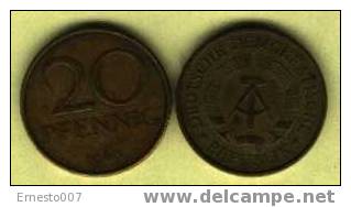 "DDR"- 20 Pfennig - 1971 A - Gebraucht/used - 20 Pfennig