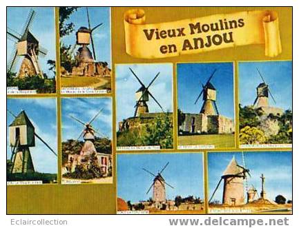 Moulins D'Anjou 49 - Moulins à Vent