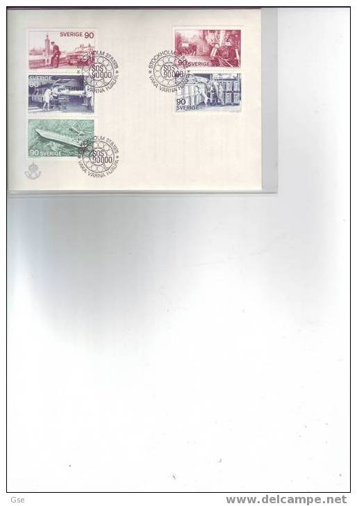 SVEZIA 1975 - FDC - Yvert C 895 - Annullo Speciale Illustrato -  S.O.S. - Secourisme