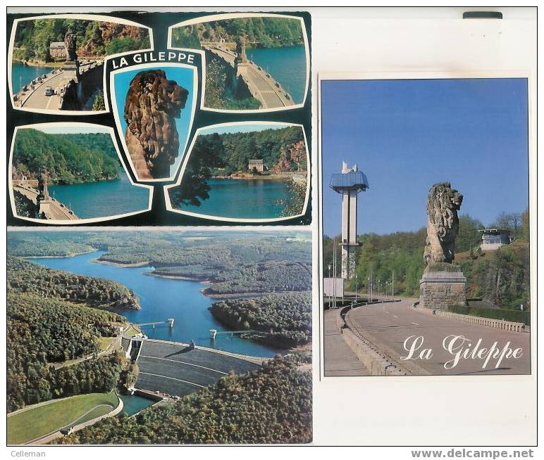 La Gileppe 3 Pcs (b1178) - Gileppe (Dam)