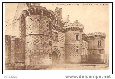 28  BONNEVAL N°81 : L´ancien Chateau, Les Tours / CPA NEUVE/ B.E. - Bonneval