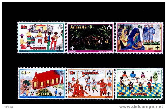 Anguilla  Michel No.329/34 Neufs** - Anguilla (1968-...)