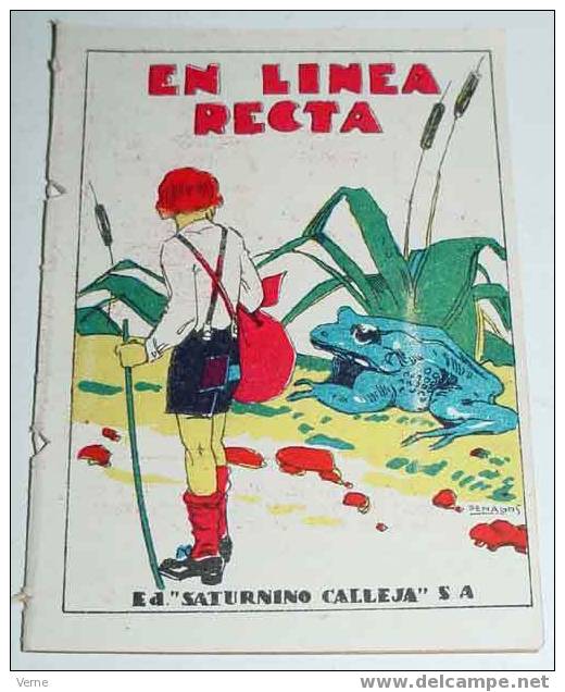 ANTIGUO CUENTO EN LINEA RECTA - ED. SATURNINO CALLEJA - JOYAS PARA NIÑOS - CUENTOS MORALES - SERIE XIV - TOMO 265 - MIDE - Libros Infantiles Y Juveniles