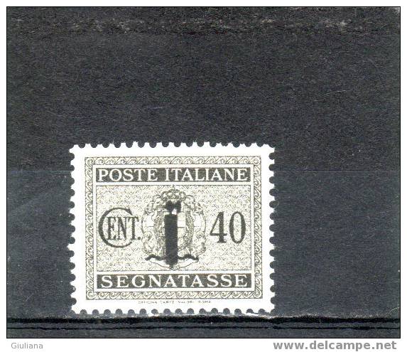 Italia - Repubblica Sociale -   N.ST65**   (Sassone) 1944 Segnatasse - Taxe