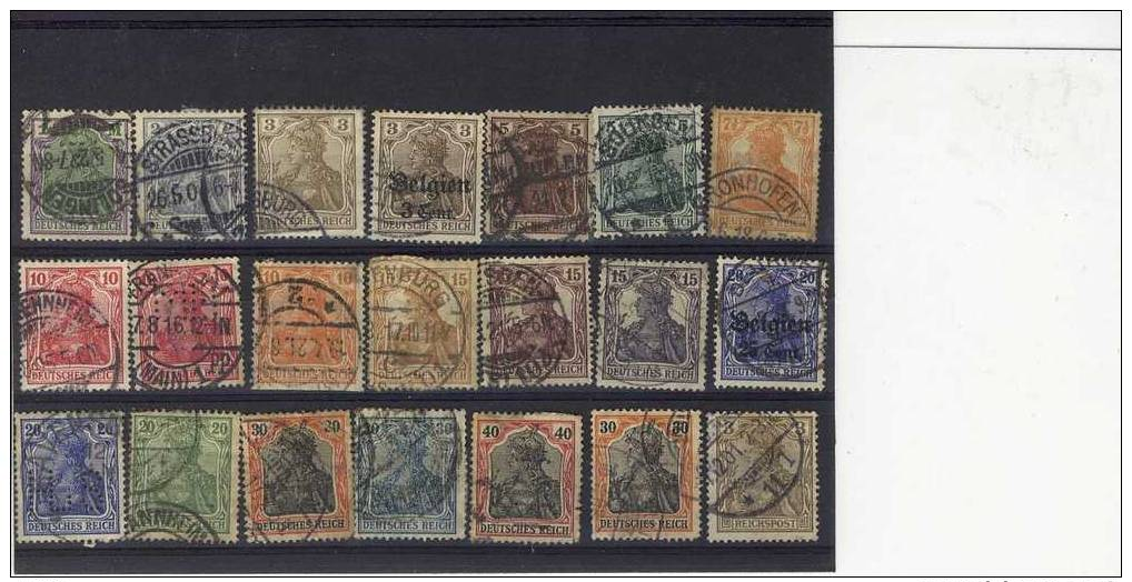 A VOIR LOT4  TIMBRES ALLEMANDS - Collections