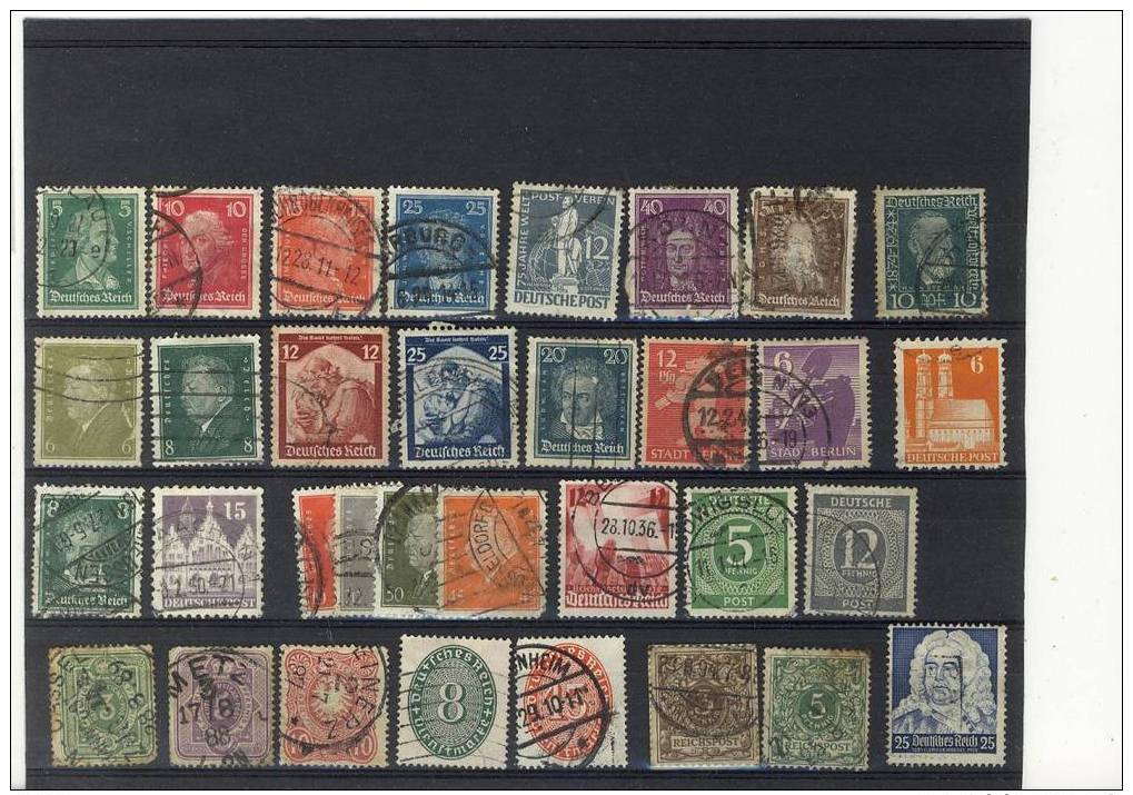 A VOIR LOT7 TIMBRES ALLEMANDS - Collections