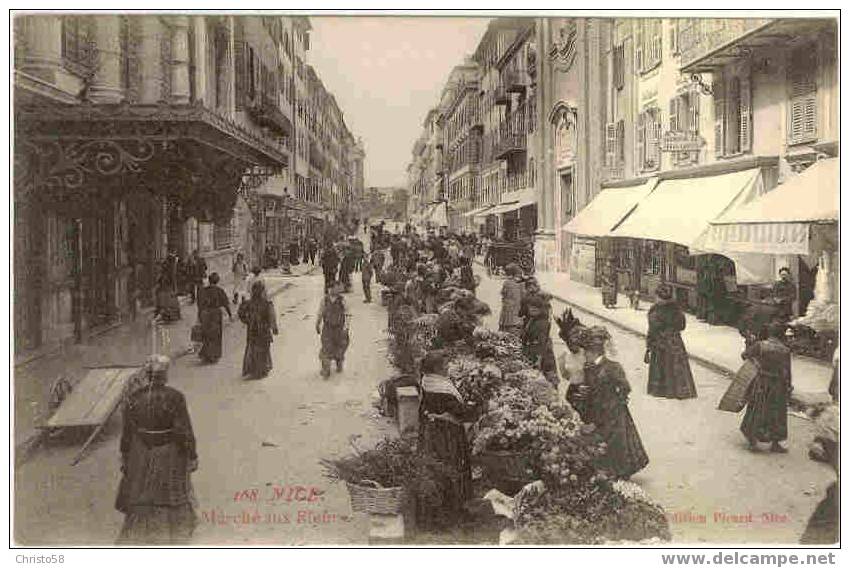 06  NICE Marché Aux Fleurs   Gros Plan   Animée++ - Marchés, Fêtes