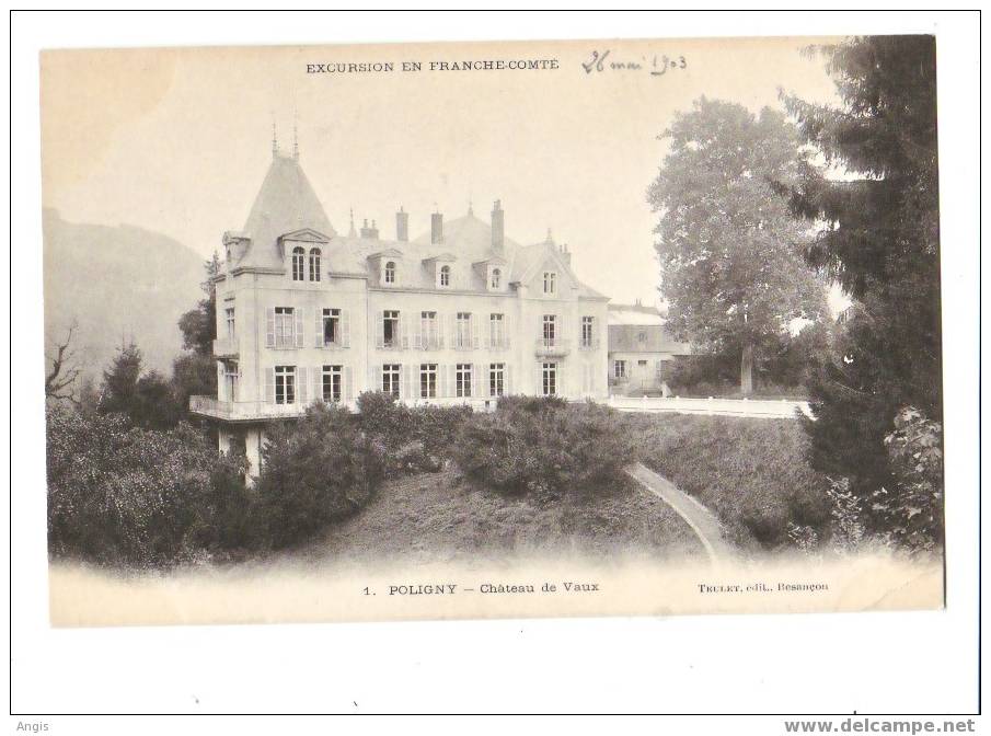 CPA---39----POLIGNY-----CHATEAU ---- CHATEAU  DE VAUX - Poligny