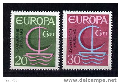 Deutschland / Germany / Allemagne 1966 Satz/set EUROPA ** - 1966