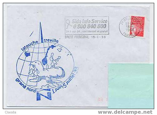 Marine Nationale : FASM LATOUCHE TREVILLE (Grand Nord 1998) (Animaux PHOQUE)(2487) - Other & Unclassified
