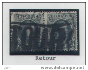 193 Met Stempel RETOUR   !!!!!!!!!!!!!!!!!!! - 1922-1927 Houyoux