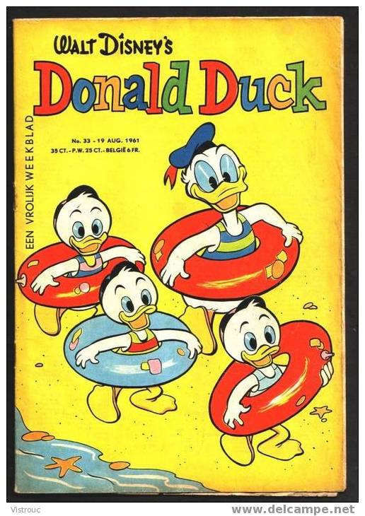 1961 - DONALD DUCK - N° 33 - 19 Aug. 1961 - Weekblad - - Donald Duck