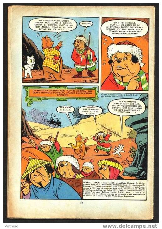 1961 - DONALD DUCK - N° 34 - 26 Aug. 1961 - Weekblad - - Donald Duck