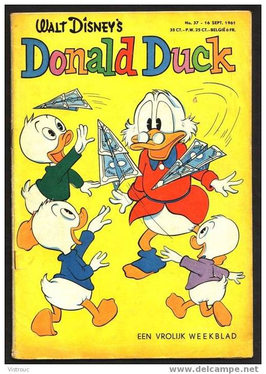 1961 - DONALD DUCK - N° 37 - 16 Sept. 1961 - Weekblad - - Donald Duck