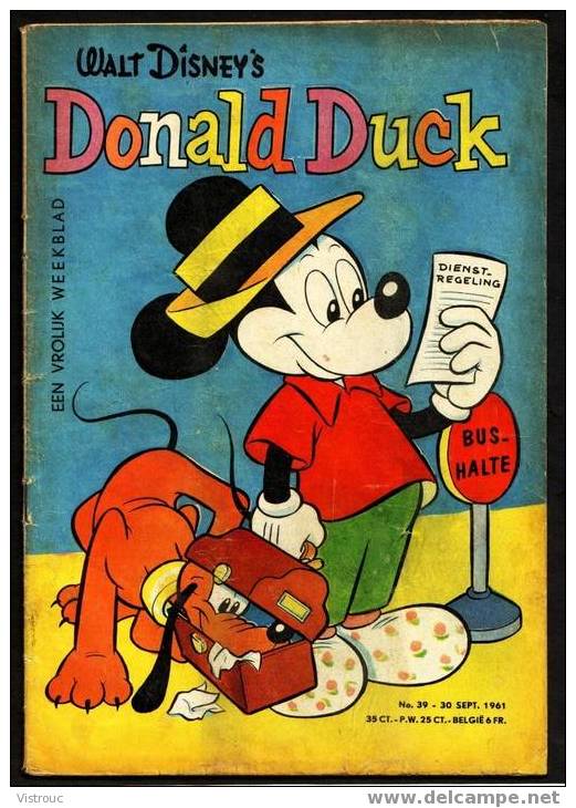 1961 - DONALD DUCK - N° 39 - 30 Sept. 1961 - Weekblad - - Donald Duck