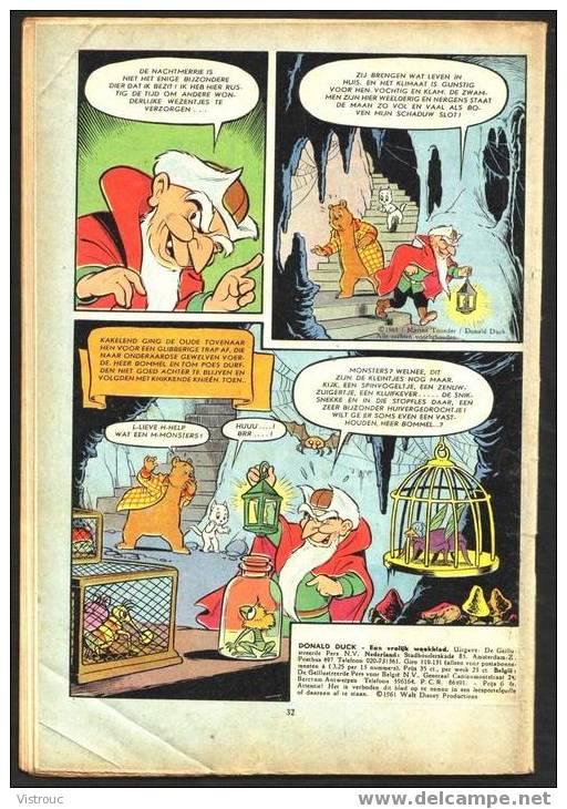 1961 - DONALD DUCK - N° 42 - 21 Okt. 1961 - Weekblad - - Donald Duck