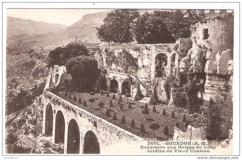 06 - GOURDON - Excursion Aux Gorges Du Loup - Jardins Du Vieux Château. - Gourdon