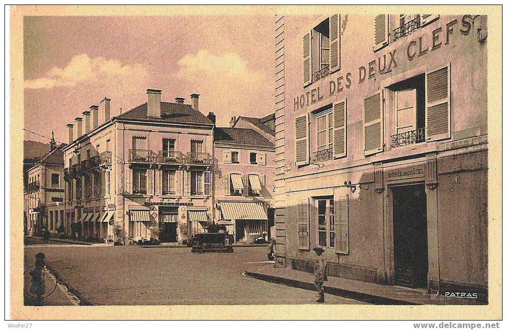 Cpa REMIREMONT Hotel De La Poste Des Deux Clefs - Remiremont