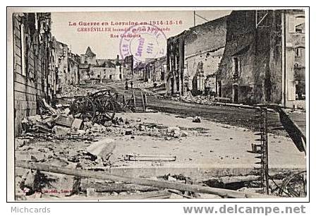 CPA 54 GERBEVILLER - Rue Gambetta - Gerbeviller