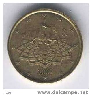 Italy: 50 Euro Cent (2002) - Italy