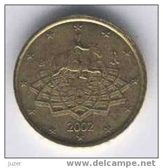 Italy: 50 Euro Cent (2002) - Italie