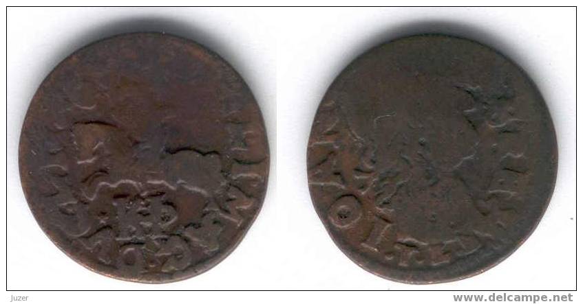 Poland, Lithuania: 1 Solidus Boratinka (1660-1666) (50) - Lituania