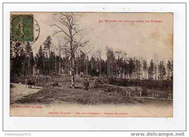 Jan7  8810620    Fraize Col Des Journeaux Tombes Militaire - Fraize