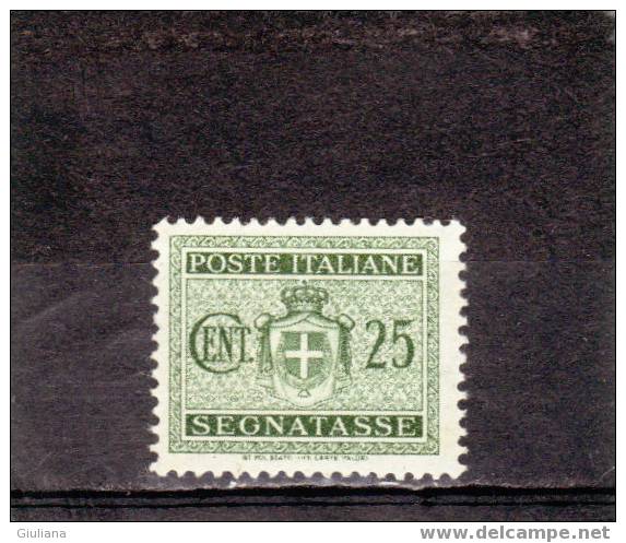 Italia - Luogotenenza -  N. ST87**   (Sassone) 1945   Segnatasse - Portomarken