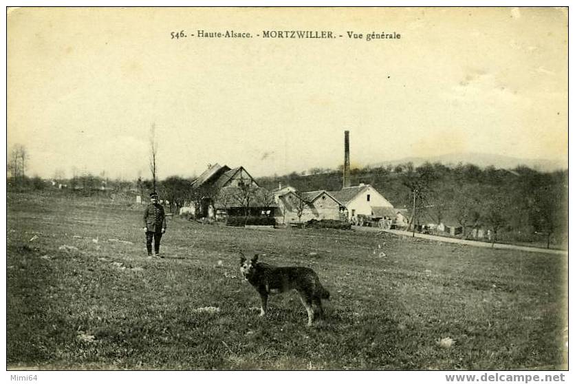 D .  68 .  MORTZWILLER .  VUE GENERALE . - Habsheim