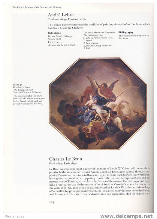 Christopher Wright : The French Painters Of The Seventeenth Century - Culture
