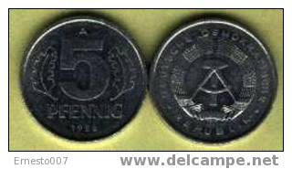 "DDR" - 5 Pfennig Von 1978 (A) - Gebraucht/used - 5 Pfennig