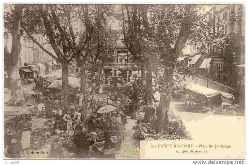 11 CASTELNAUDARY  Place Du Jardinage  Jour De Marché    Animée++ - Castelnaudary