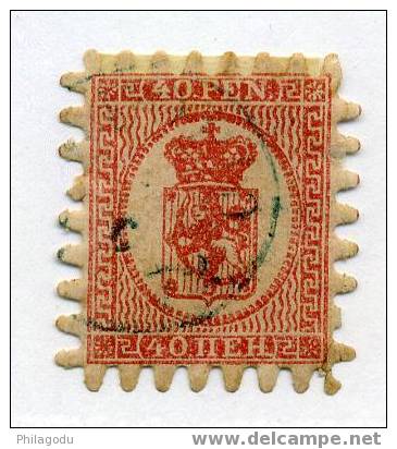 FINLANDE N° 9   Très  Belle Oblit   Cote Yvert:  90 Euros - Used Stamps