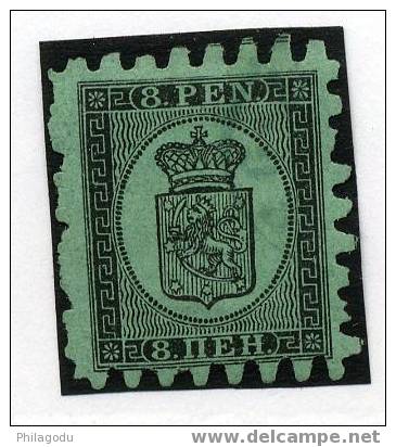 FINLANDE N° 6 Ø  Super  Légère Oblitération   Cote 225 Euros - Used Stamps