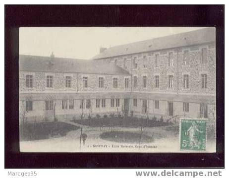 009721 Savenay école Normale Cour D' Honneur édit. ? N°1 Belle Carte - Savenay