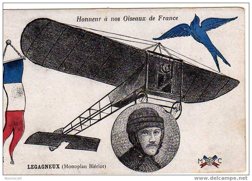 Aviateur SUPERBE CPA DE L AVIATEUR ...LEGAGNEUX...CELEBRE AVIATEUR ET GAGNANT DE CONCOURS - Aviateurs