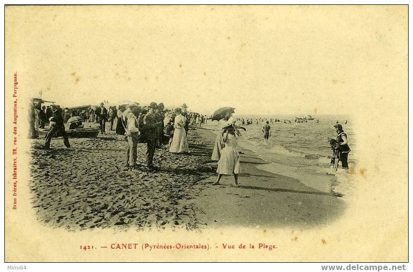 D . 66 .  CANET-PLAGE .  VUE DE LA PLAGE . - Canet Plage
